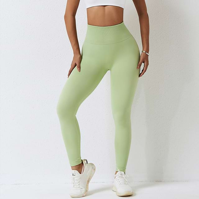 Бесшовные брюки для йоги с высокой талией