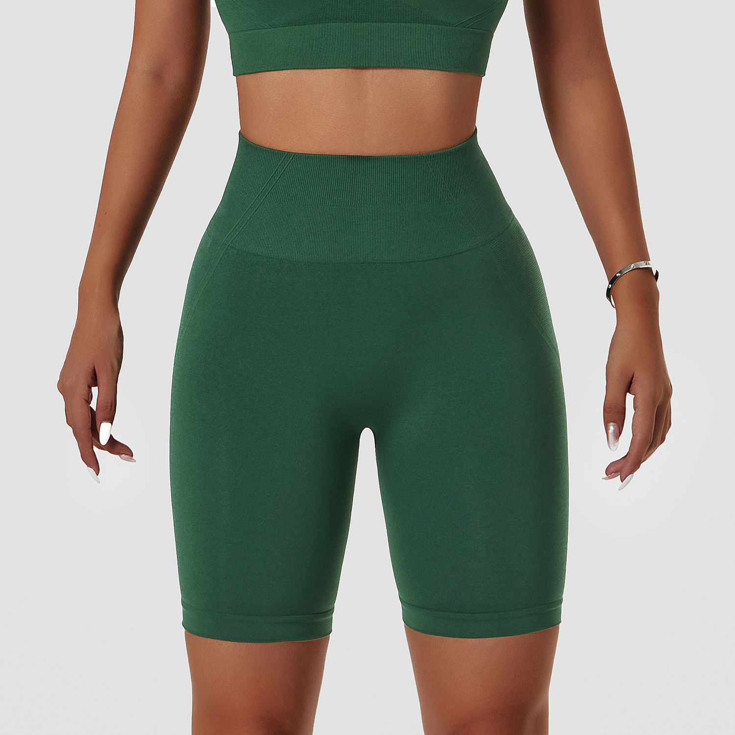 Бесшовные велосипедные шорты Tech с высокой талией