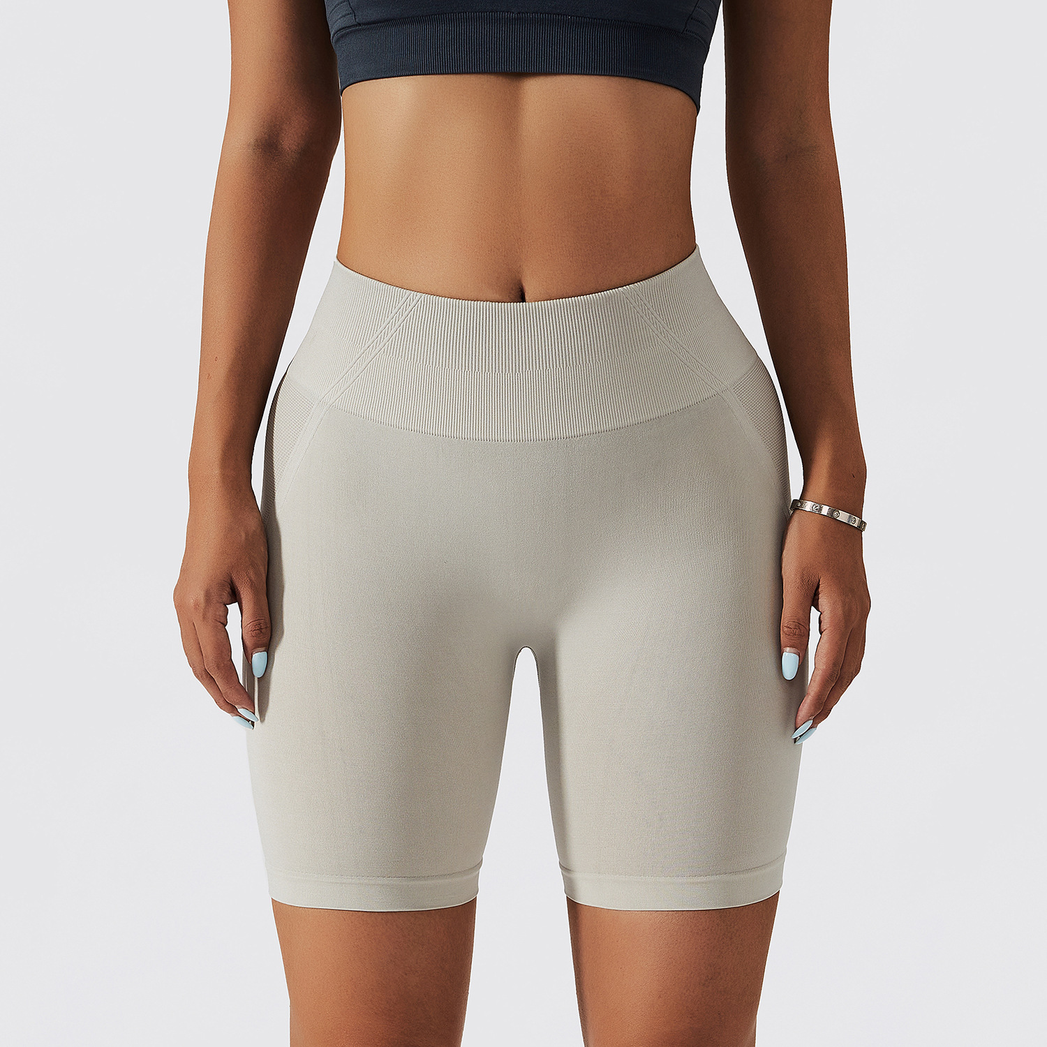 Бесшовные велосипедные шорты Tech с высокой талией